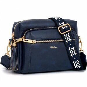 Small Leather Crossbody Bag for Women Anti Theft Purse Shoulder Handbag Tassel
